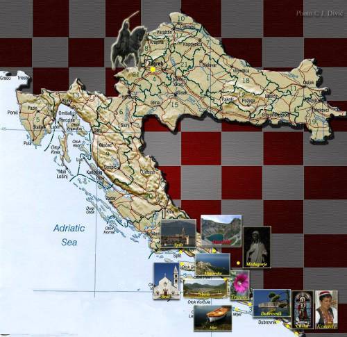 Croatia map