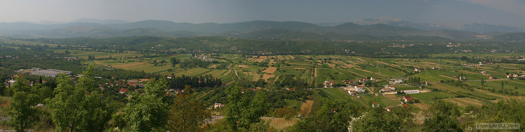 Imotski Valley and Biokovo panorama
